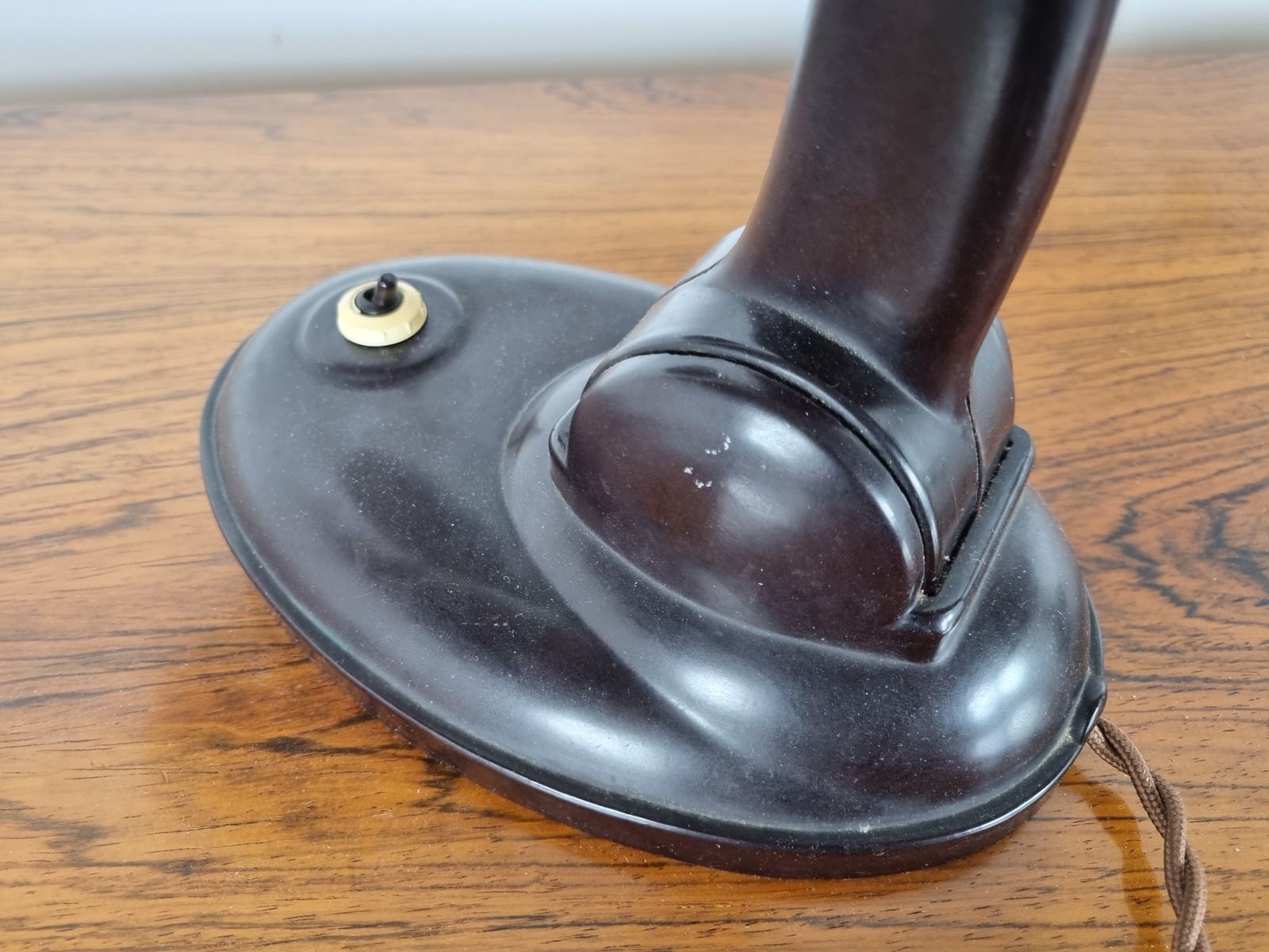 Pair Of Bakelite Desk Lamps By Erik Kirkman Cole, 1930s photo furniture