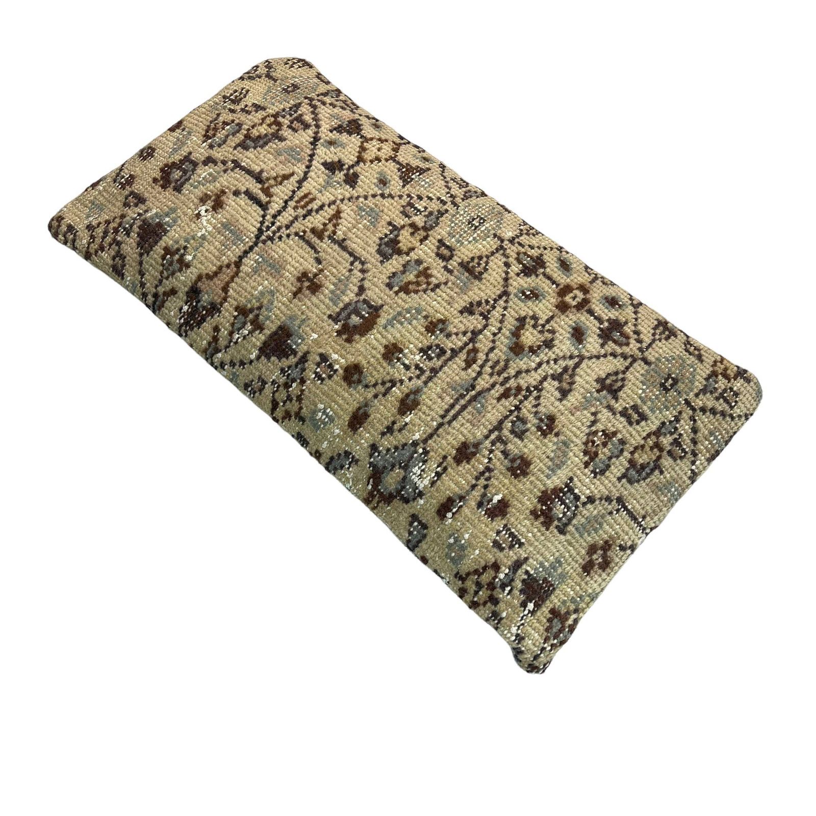 Vintage Hand Made Rug Cushion Cover, Decorative Rug Pillow Cover, Large Vintage Turkish Rug Cushion Cover photo buy