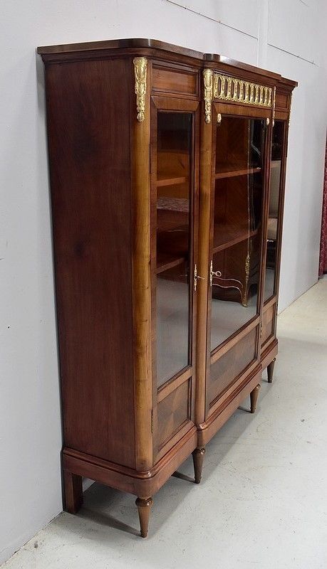 Library In Cherry And Mahogany, Louis XVI Style   Early 20th Century photo furniture
