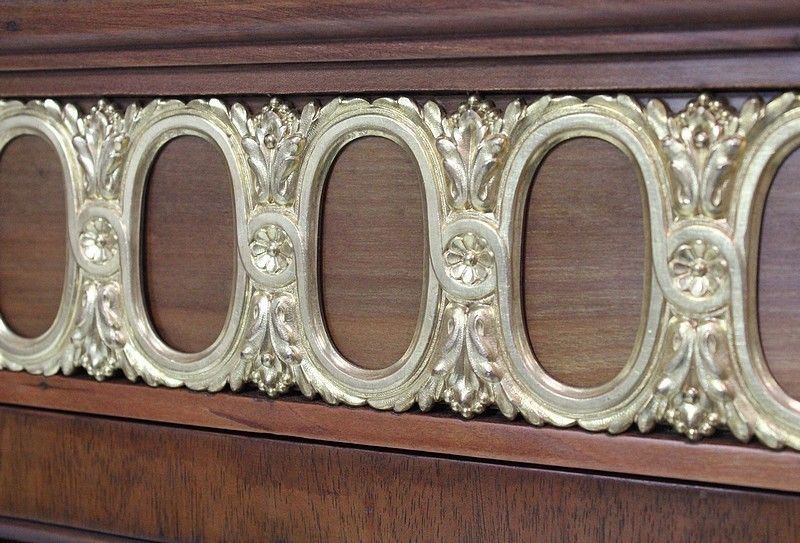 Library In Cherry And Mahogany, Louis XVI Style   Early 20th Century photo 4500.07