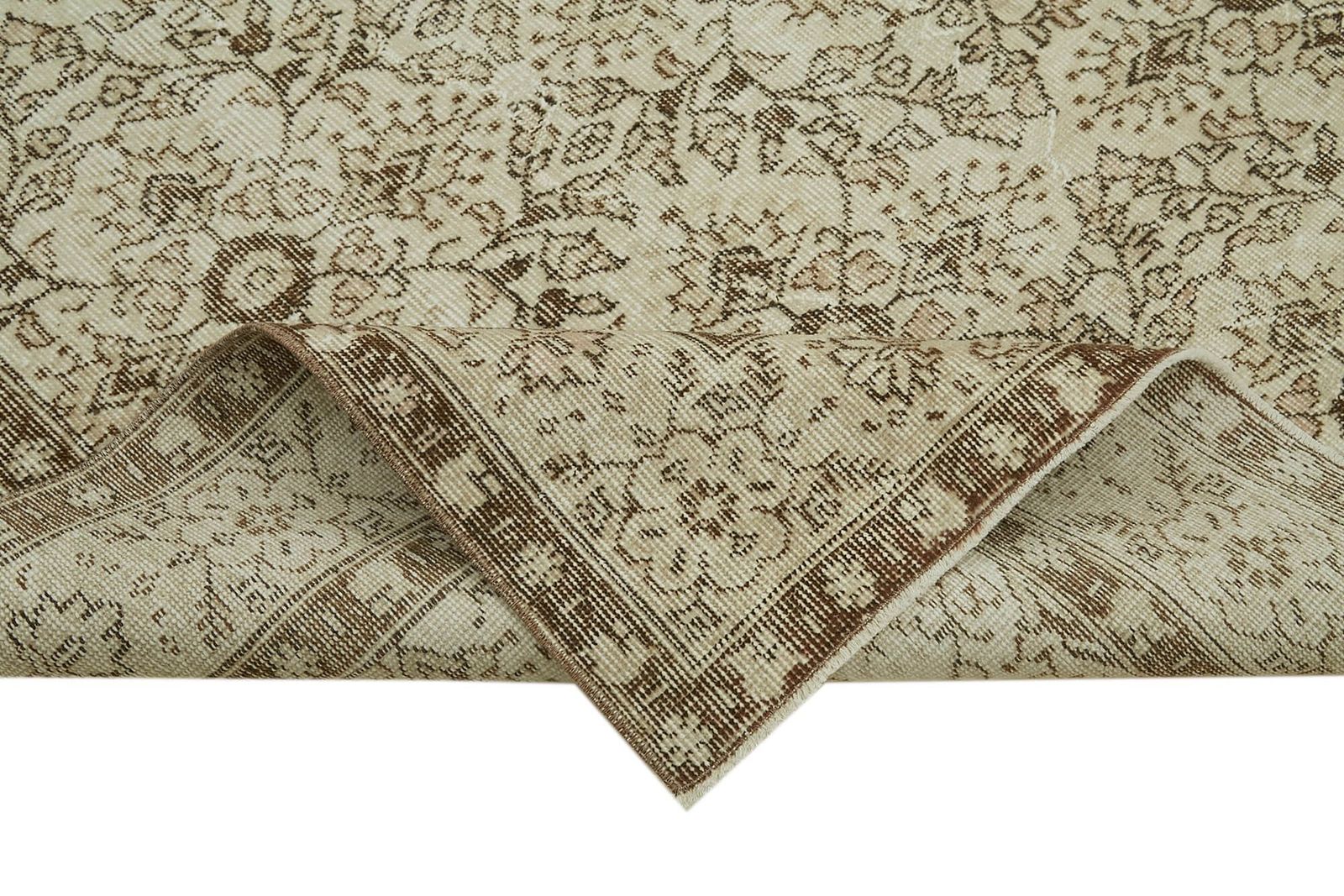 Beige Turkish Vintage Area Rug 281 Cm X 187 Cm photo vinterior