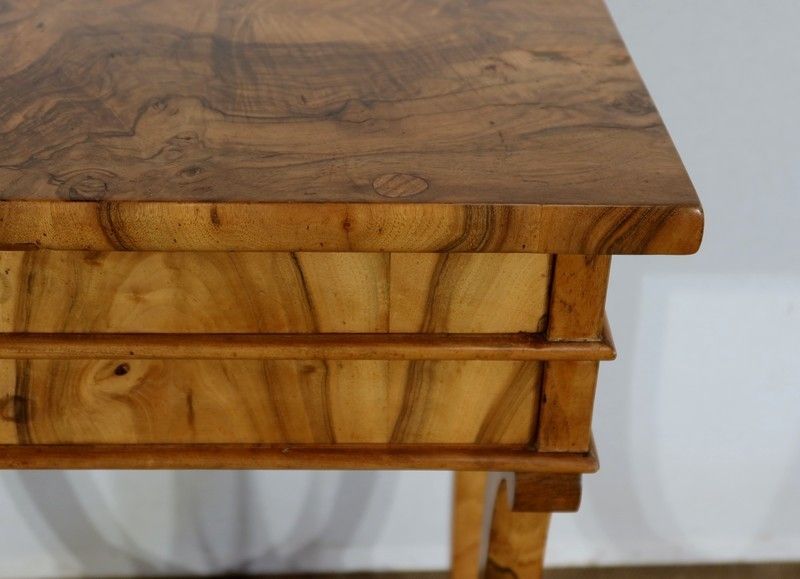 photo furniture Small Walnut Salon Table, Restoration Period, Early 19th Century