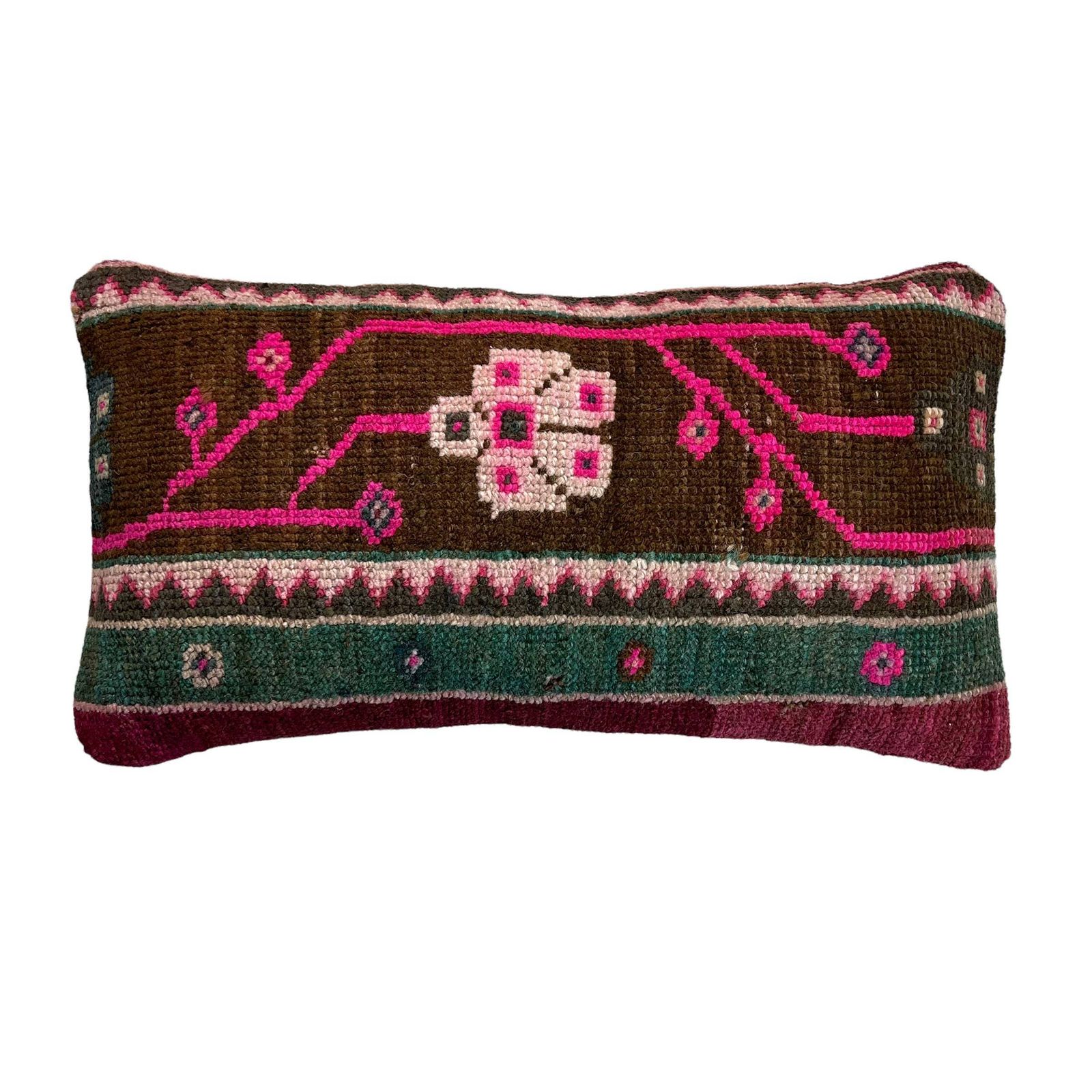 12'' X 24'' Vintage Handgemaakte Tapijtkleedkussenhoes, 30 X 60 Cm Decoratieve Tapijtkleedkussenhoes, Grote Vintage Turkse Tapijtkleedkussenhoes