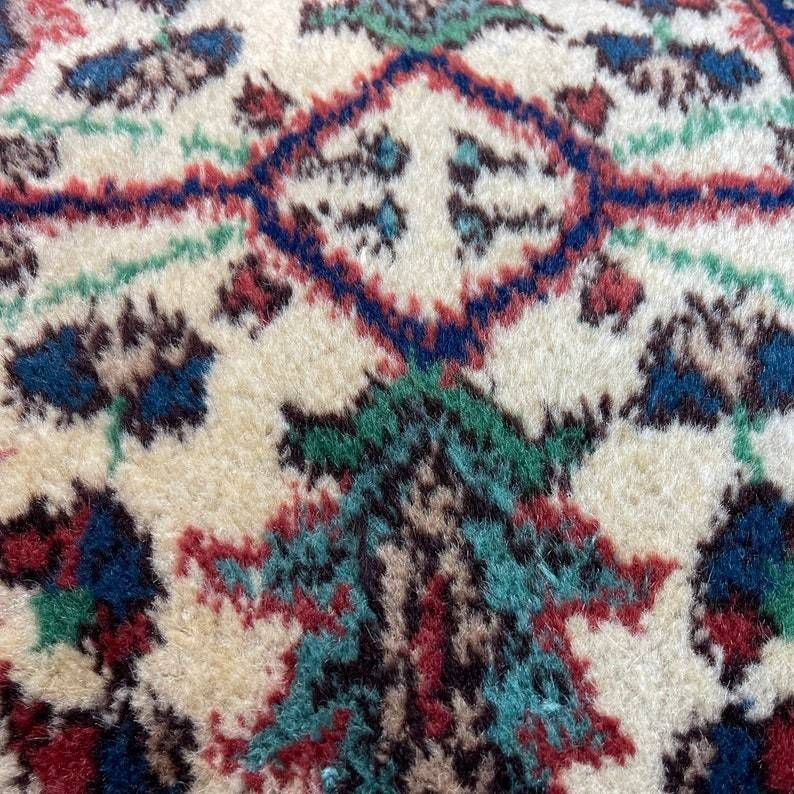 photo for sale Vintage Hand Made Rug Cushion Cover 30 X 60 Cm Decorative Rug Pillow Cover Large Vintage Turkish Rug Cushion Cover