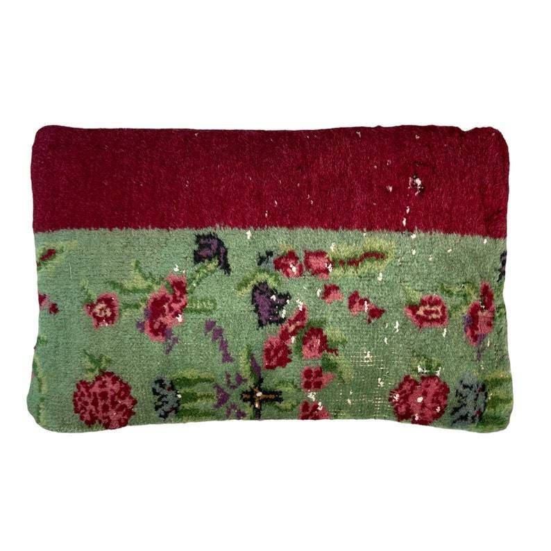 Vintage Hand Made Rug 30 X 50 Cm Decorative Rug Large Turkish Cushion Pillow Cover