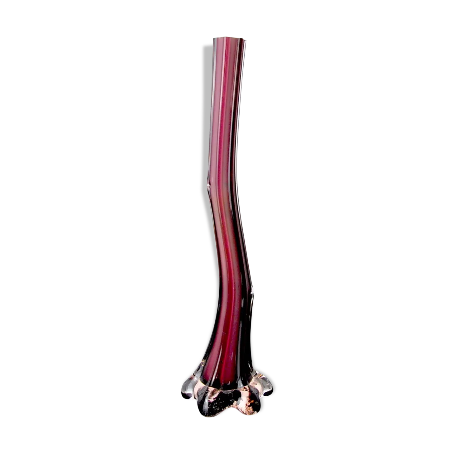 Purple Murano Glass Soliflore, Italy, 1960