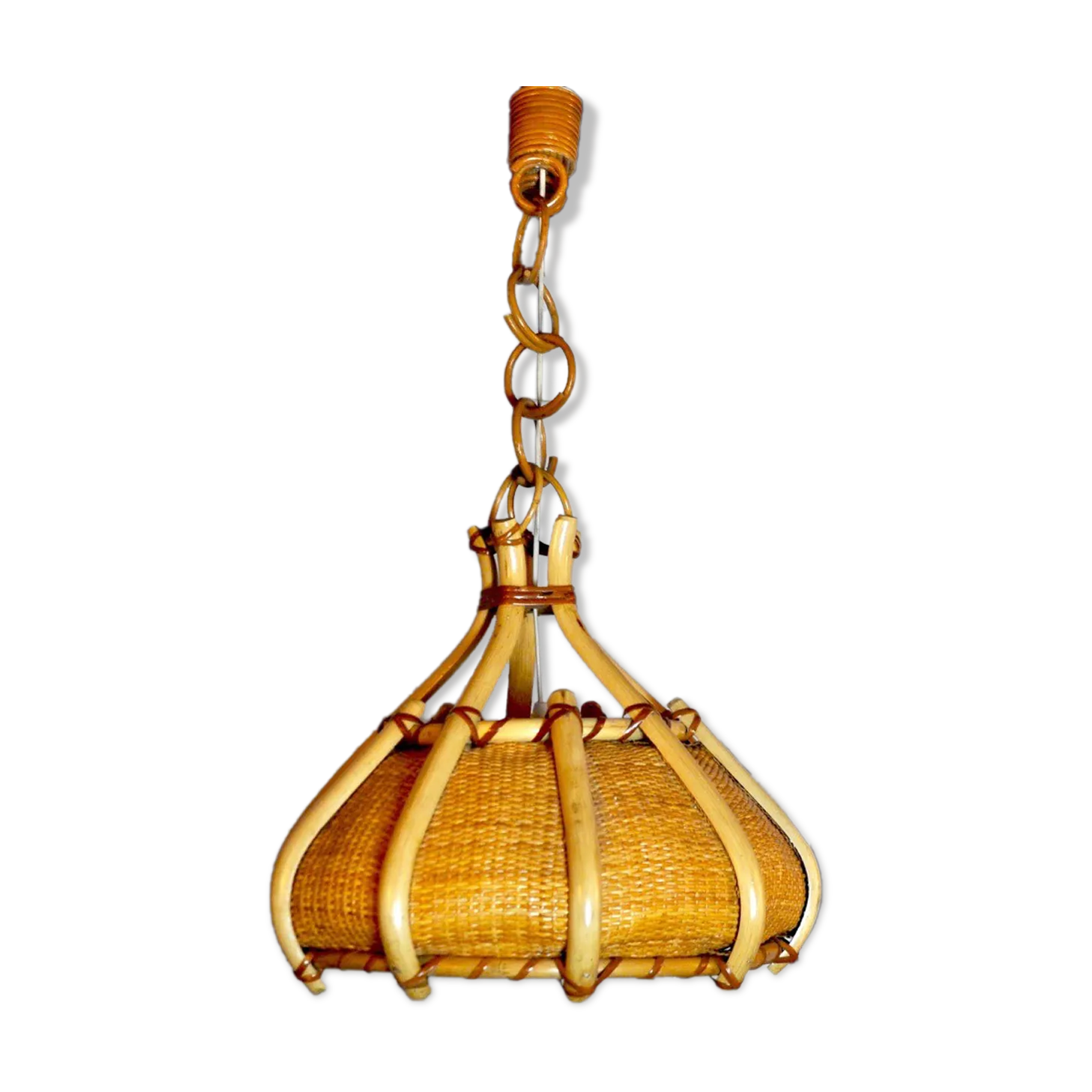 Rattan Suspension France 1960, 1960s