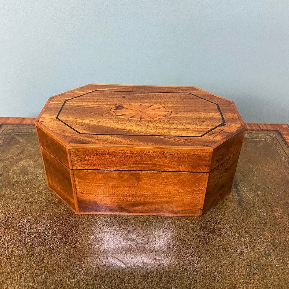 Stunning Victorian Inlaid Antique Jewellery Box
