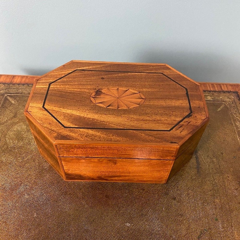 Stunning Victorian Inlaid Antique Jewellery Box photo furniture