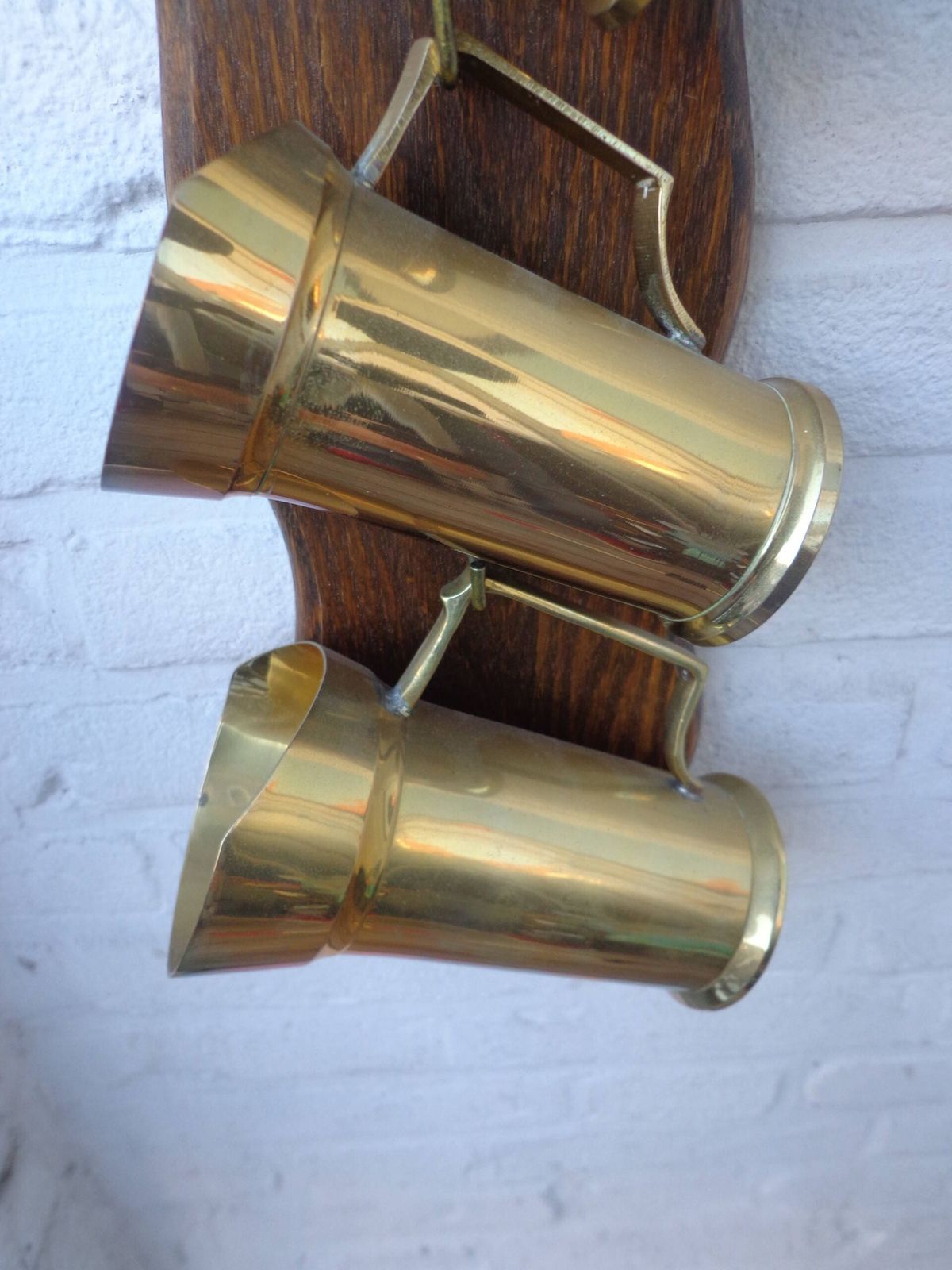 Set Van 6 Bronzen Karaffen – Geschikt Voor Wanddecoratie, Bar Of Brouwerijinterieur photo buy