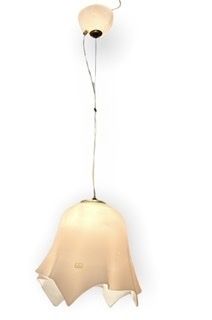 Pink  Italian Murano Glass Light Pendant By De Mayo photo Lighting
