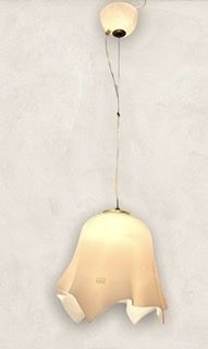 Pink  Italian Murano Glass Light Pendant By De Mayo photo vinterior