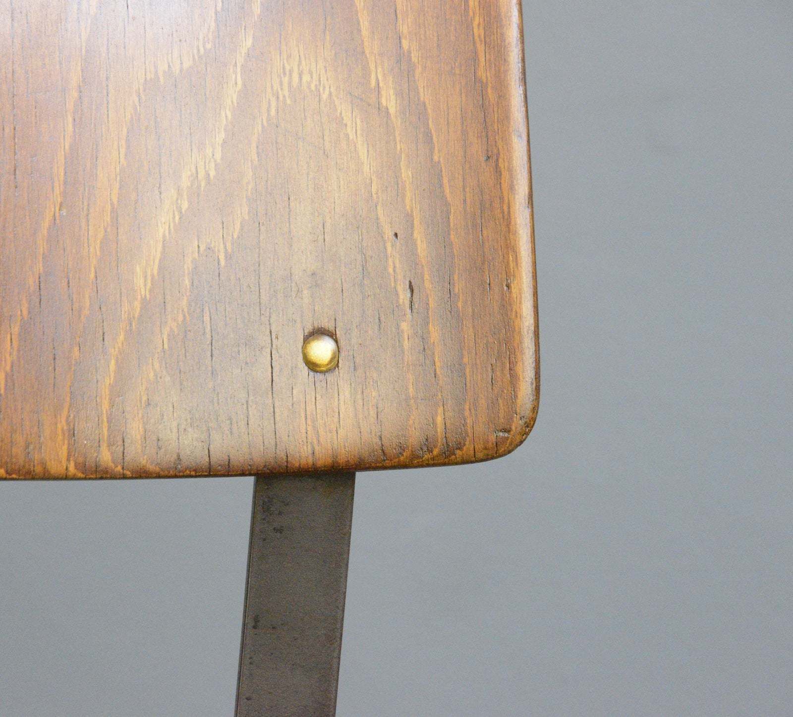 Industrial Factory Chair By Rowac Circa 1920s photo 465.0