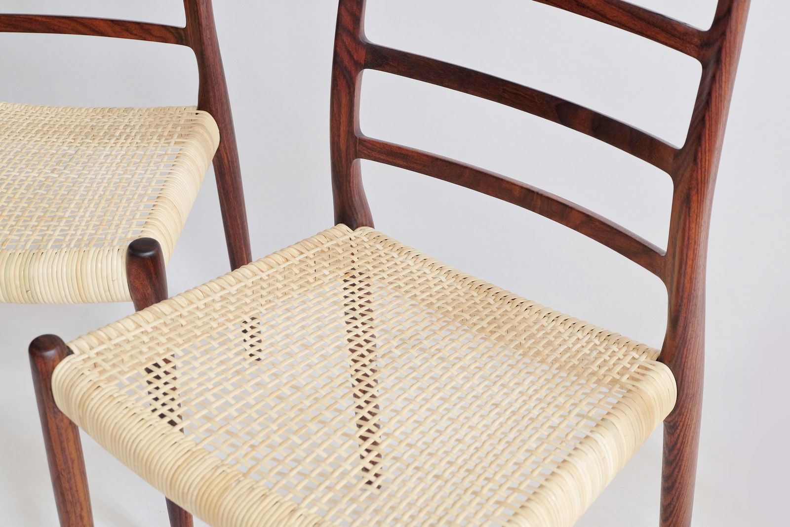 Set Of Six Niels O.Møller Model 82 Rosewood Dining Chairs, 1970 photo furniture