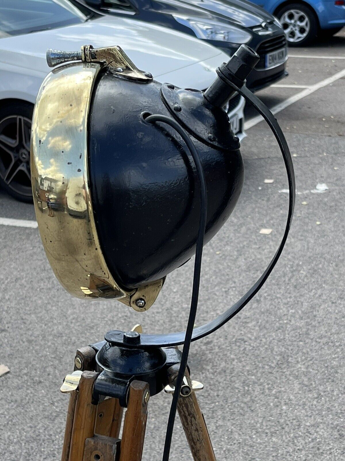 Industrial 1920’s Tripod Light The Light Being From A 1920’s Old Car photo buy