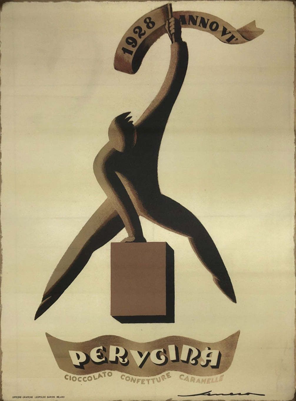 Perugina 1928 Original Vintage Poster