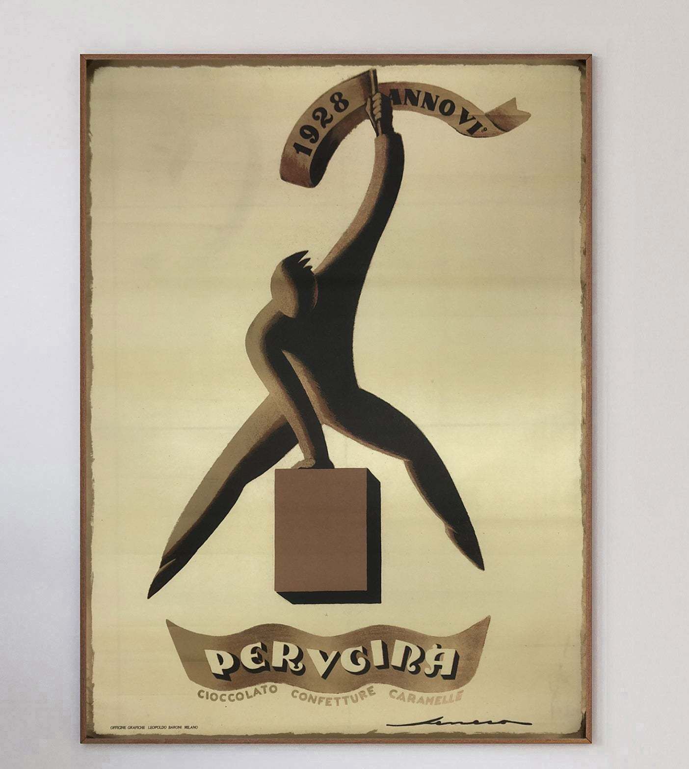 Perugina 1928 Original Vintage Poster photo 1089.0