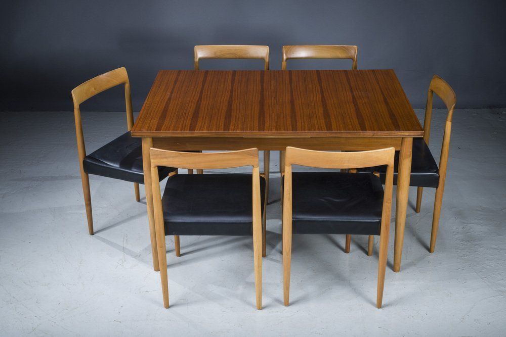 Furniture Dining Table From Lübke, 1960s photo