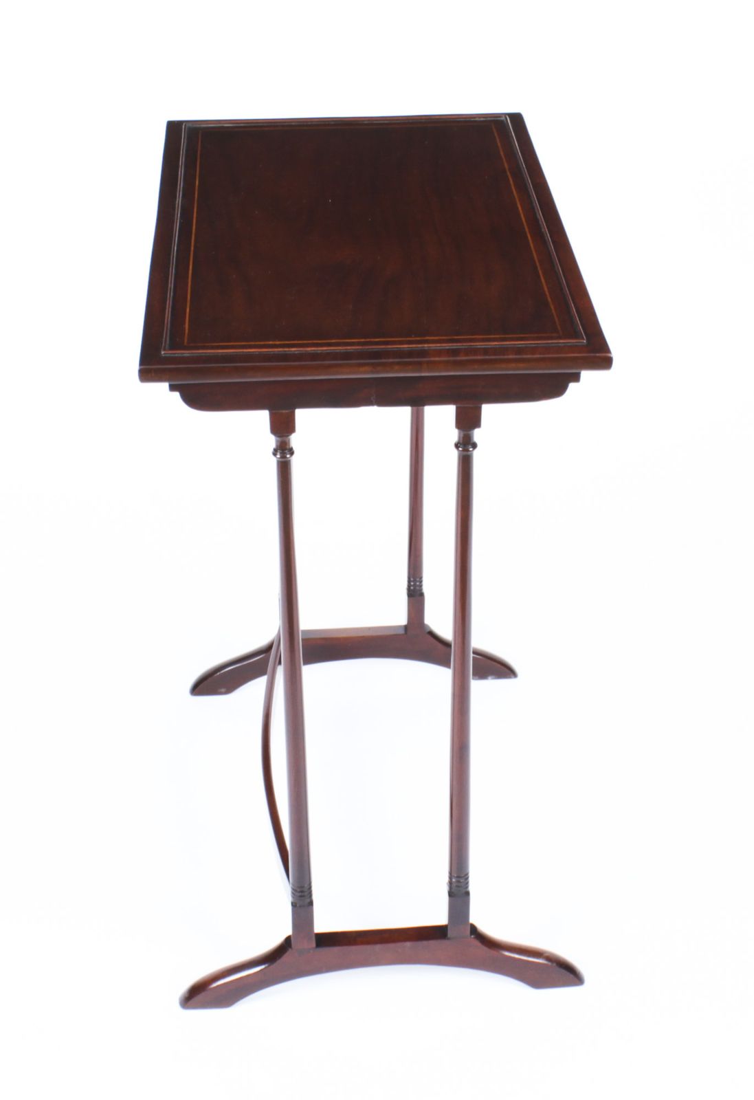 Edwardian Mahogany Nest Of Four Tables Circa 1900 photo vinterior