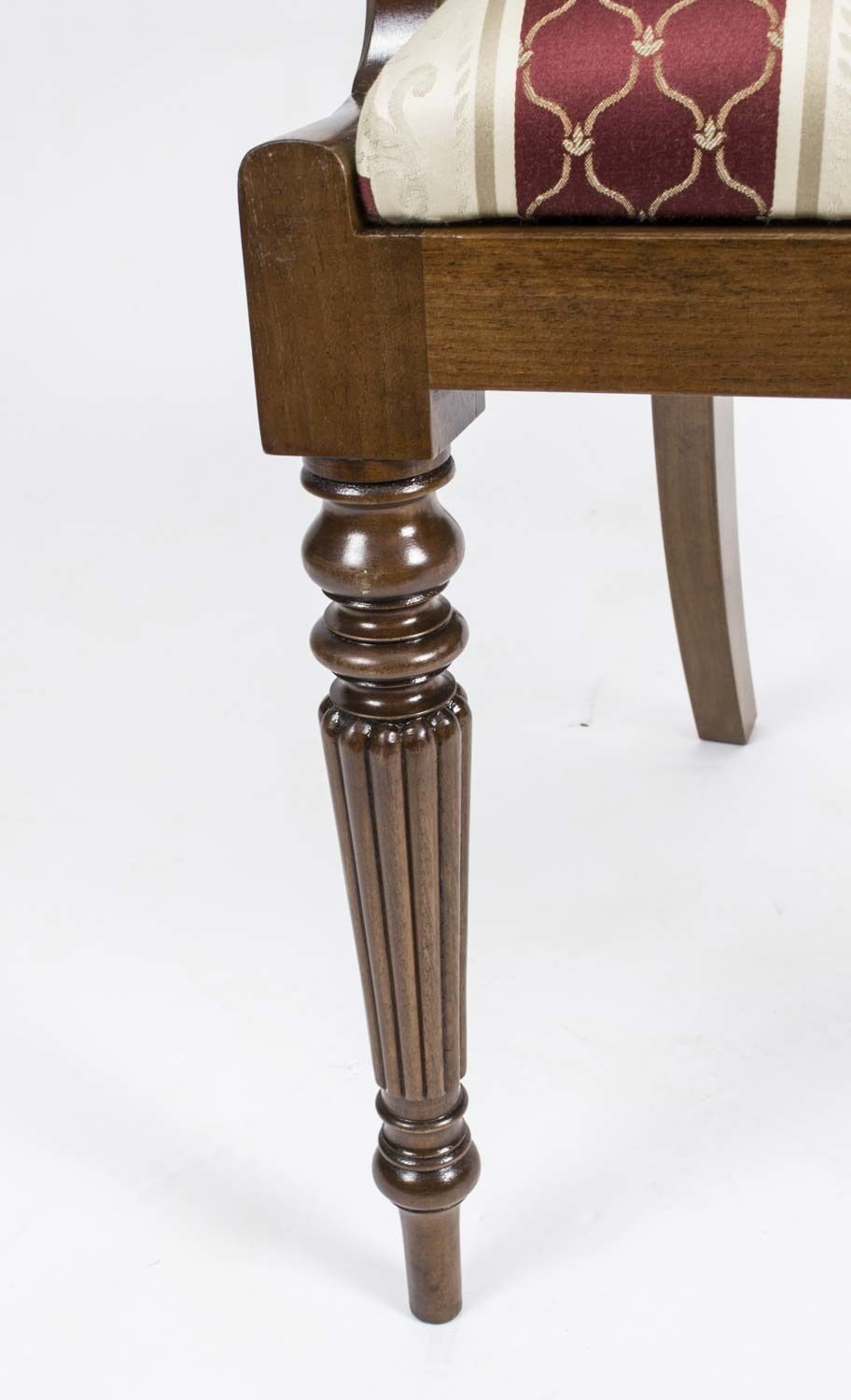 Pair Of English Regency Style Burr Walnut Armchairs photo buy