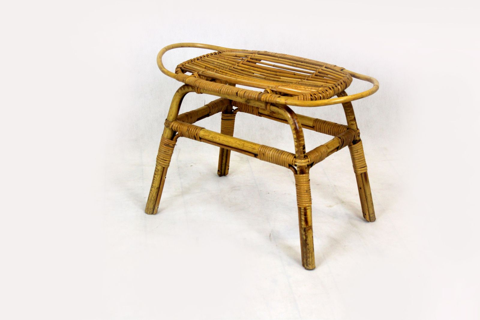 photo furniture Rattan Furniture Set, 1960's, Set Of 4