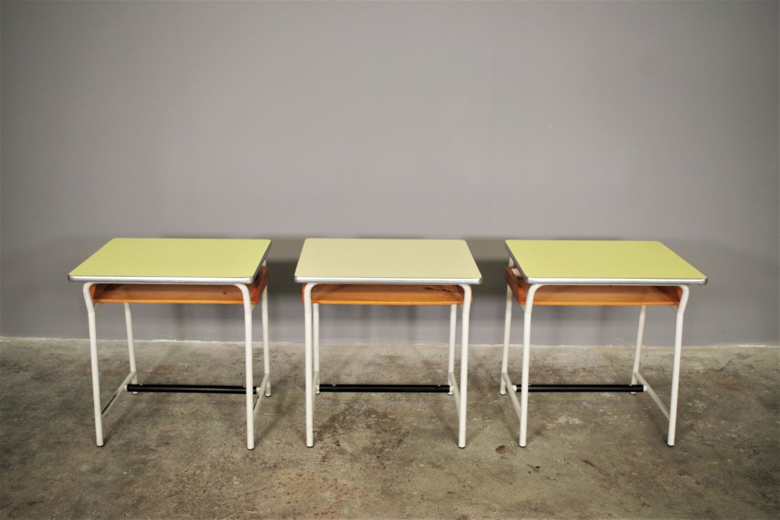 Vintage School Benches, 1960s, Set Of 3 photo 620.0