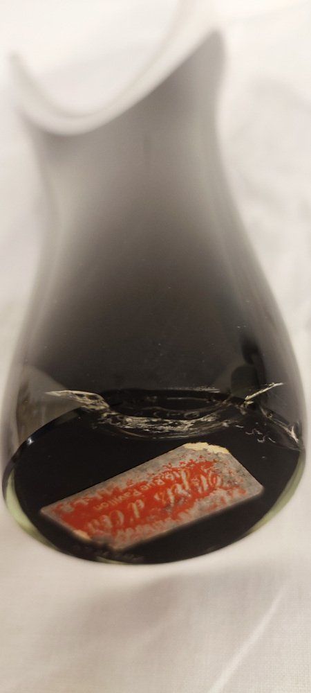 583.0 Crystal Vase By Paul Kedelv For Flygsfors Sweden 1950s photo
