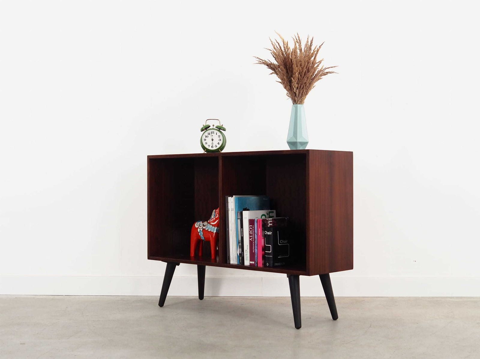 Mahonie Boekenkast, Deens Design, Jaren 1970, Geproduceerd Door Bramin photo for sale