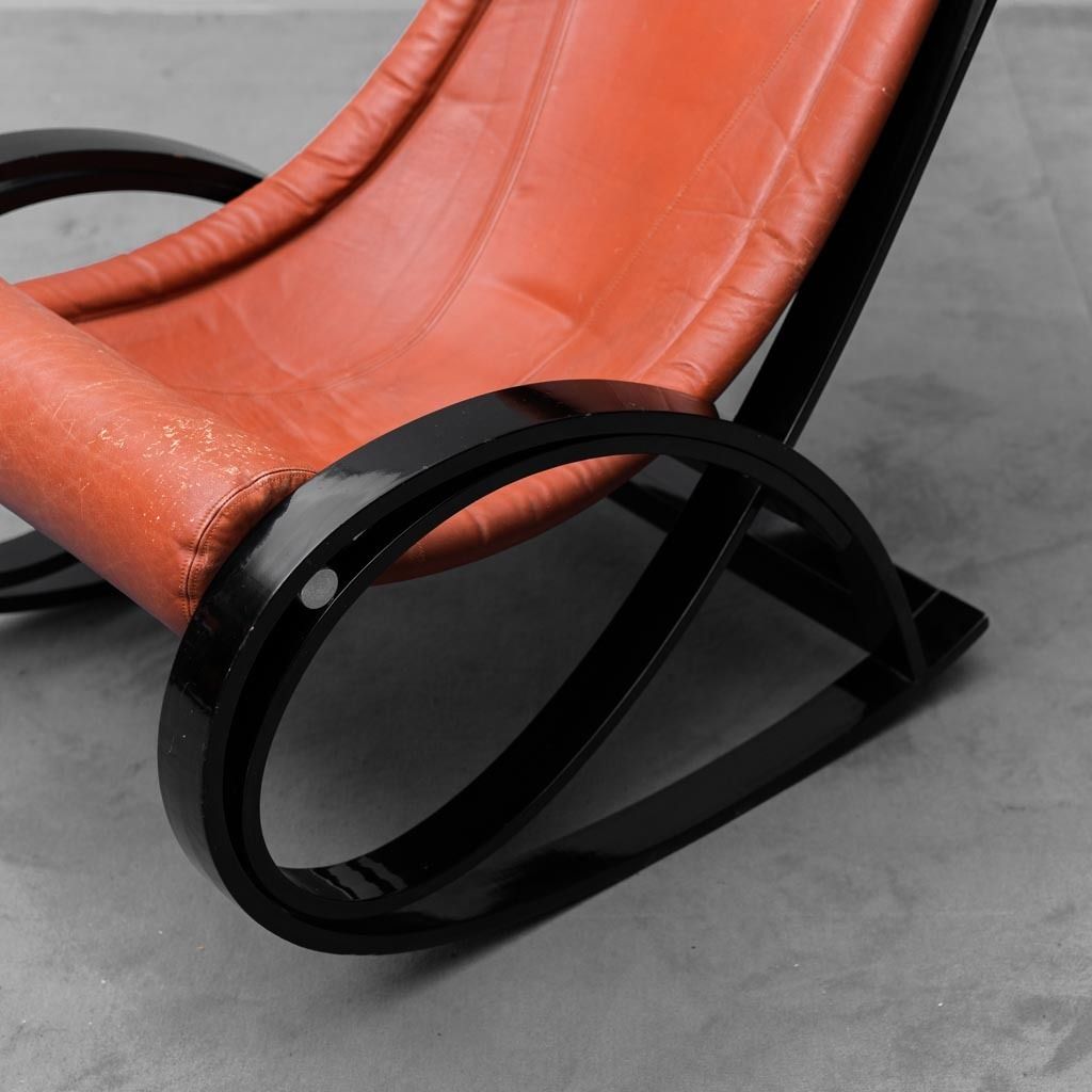 Rocking Chair Sgarsul Gae Aulenti Poltronova 60s Vintage photo 2648.21