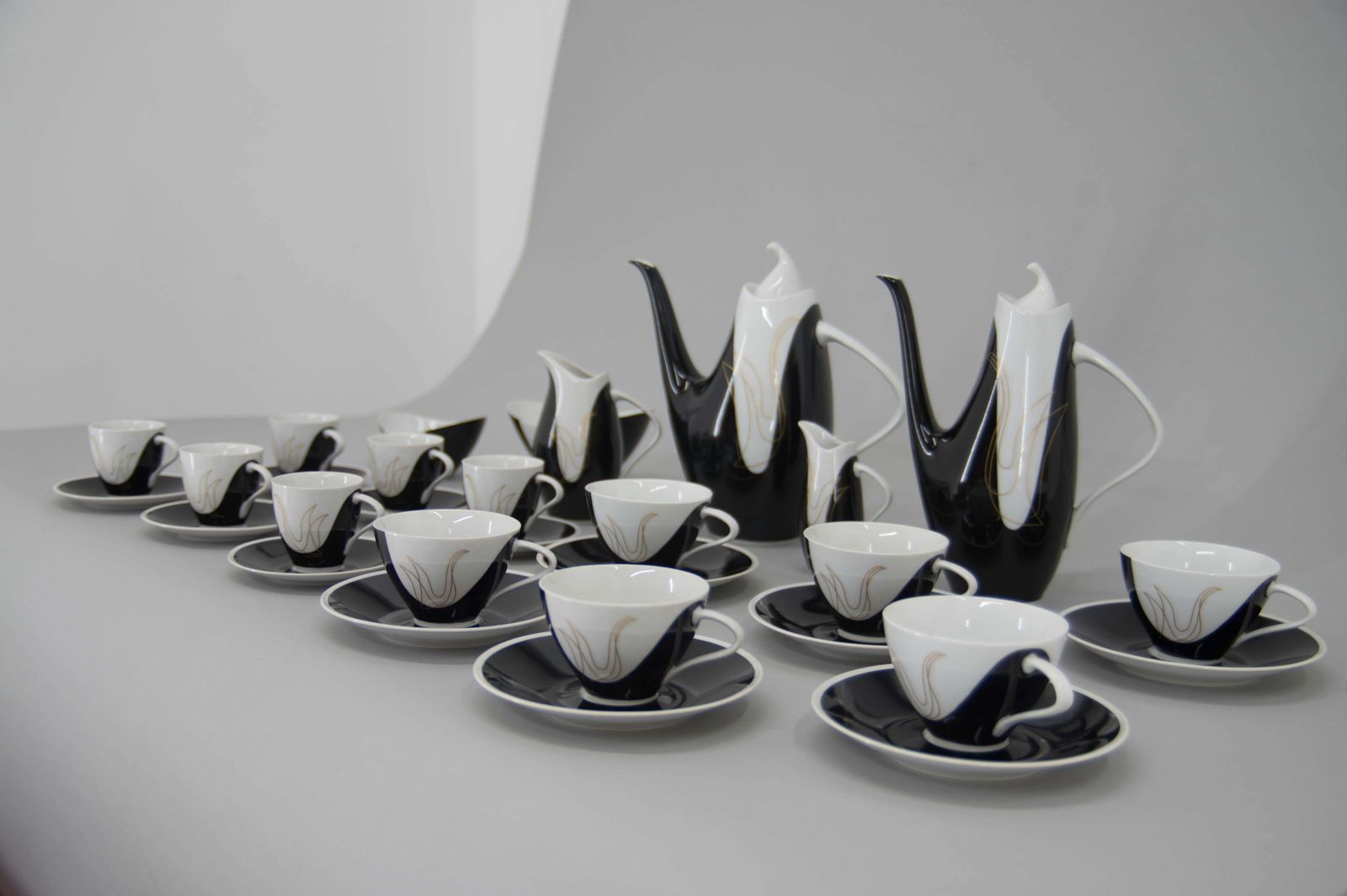 Tea And Coffee Set "Elka" By Jezek For Brezova Pirkenhammer, 1960s photo Home Decor