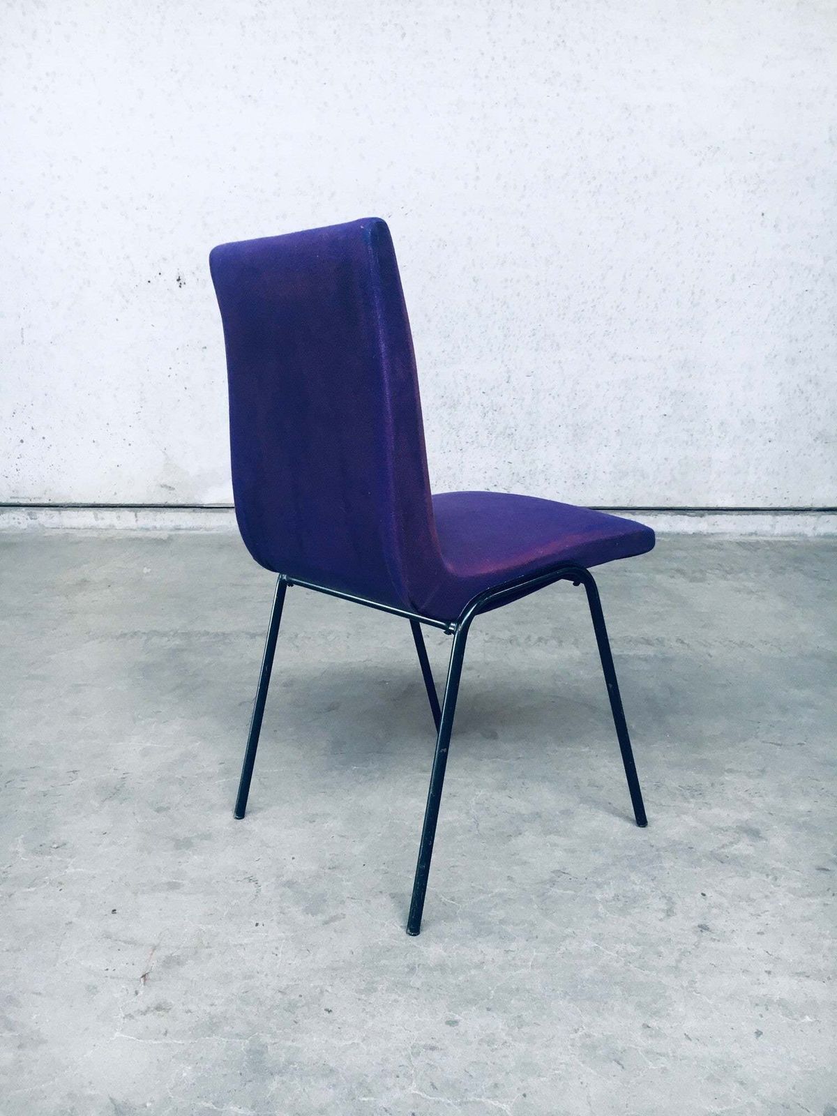 photo vintage Mid Century Modern Design Robin Stoelset Van Pierre Guariche Voor Meurop, België, Ca. Jaren 1950