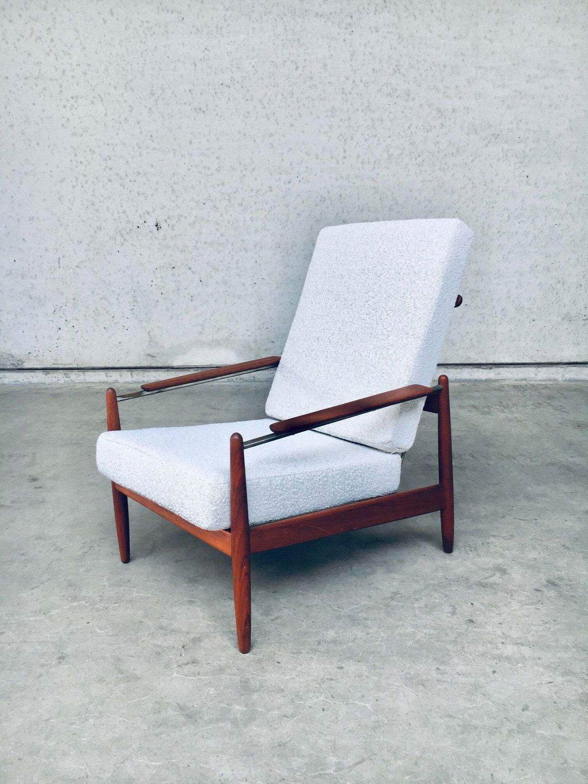 Midcentury Modern Scandinavian Design Armchair Fauteuil, Denmark 1960's photo furniture