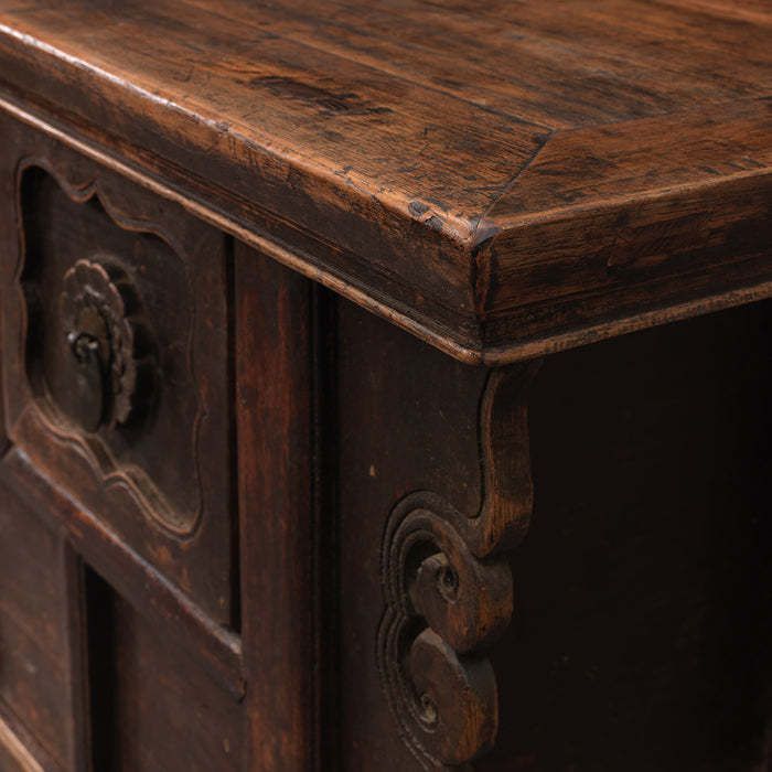 Carved Shandong Storage Coffer photo vintage
