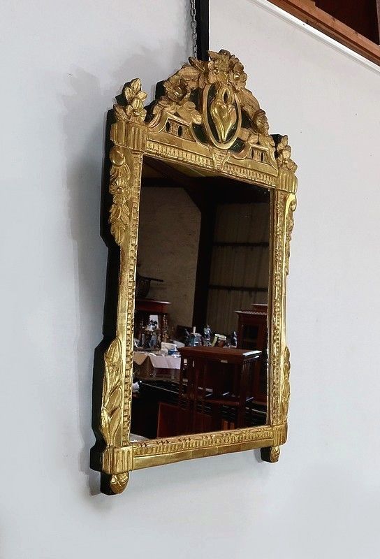 Mirror In Gilded Wood, Louis XVI Style, Early 20th Century photo furniture