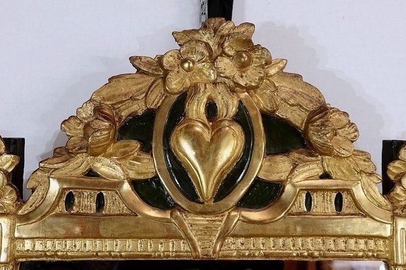Mirror In Gilded Wood, Louis XVI Style, Early 20th Century photo 1328.7