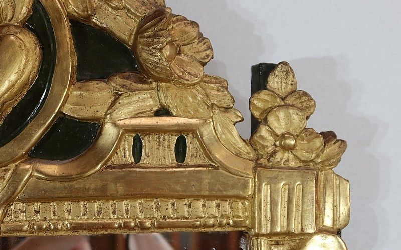 photo furniture Mirror In Gilded Wood, Louis XVI Style, Early 20th Century
