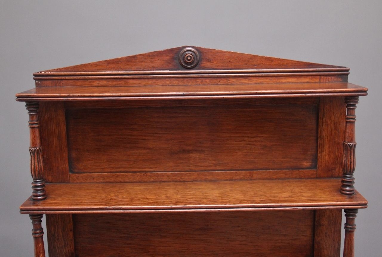 Early 19th Century Oak Bookcase Cabinet photo Furniture