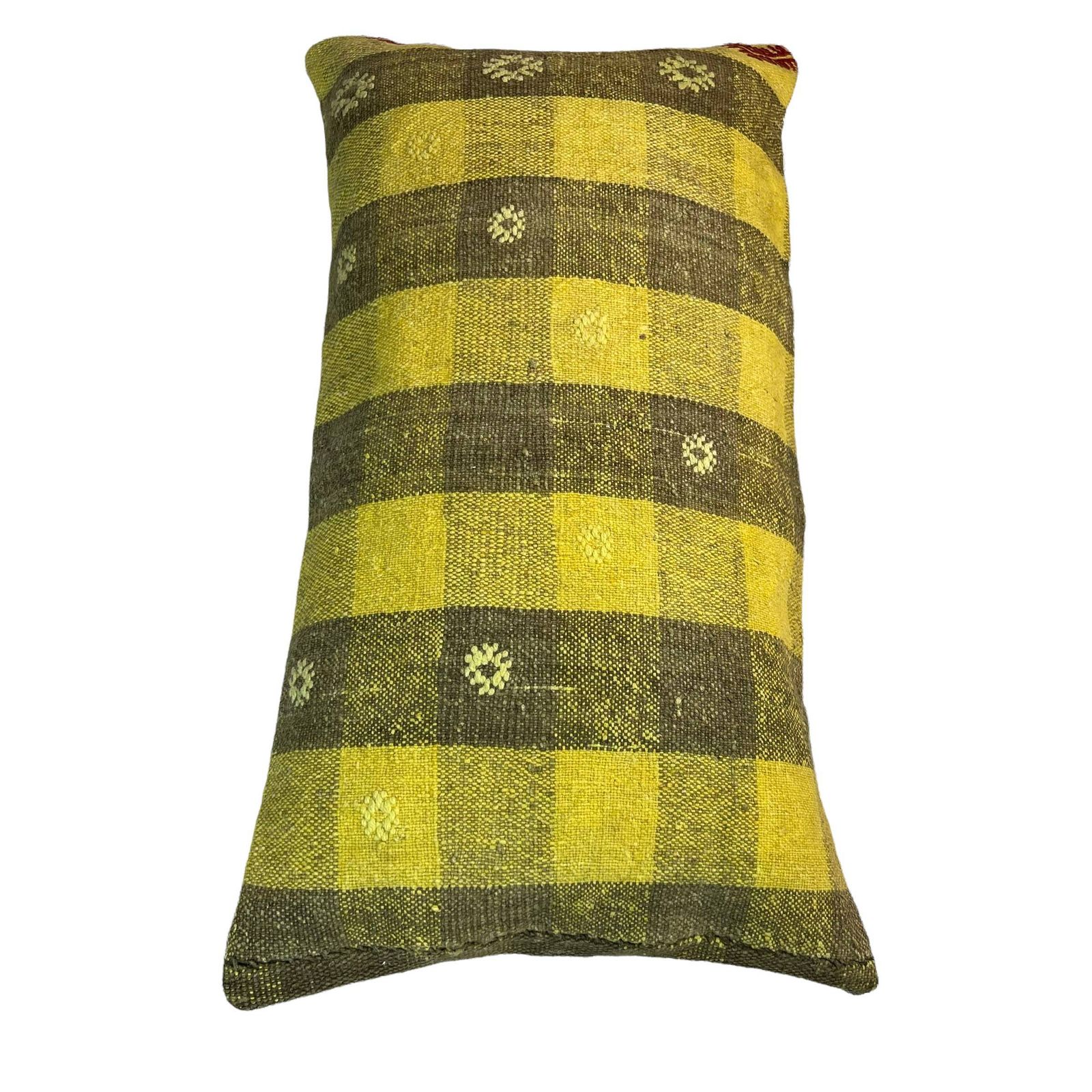 Kilim Kussenhoes 30 X 60 Cm – Vintage Bohostijl – Meditatiebankje Kelim – Turks Kilim Kussen Voor Bank Of Sofa photo Textiel