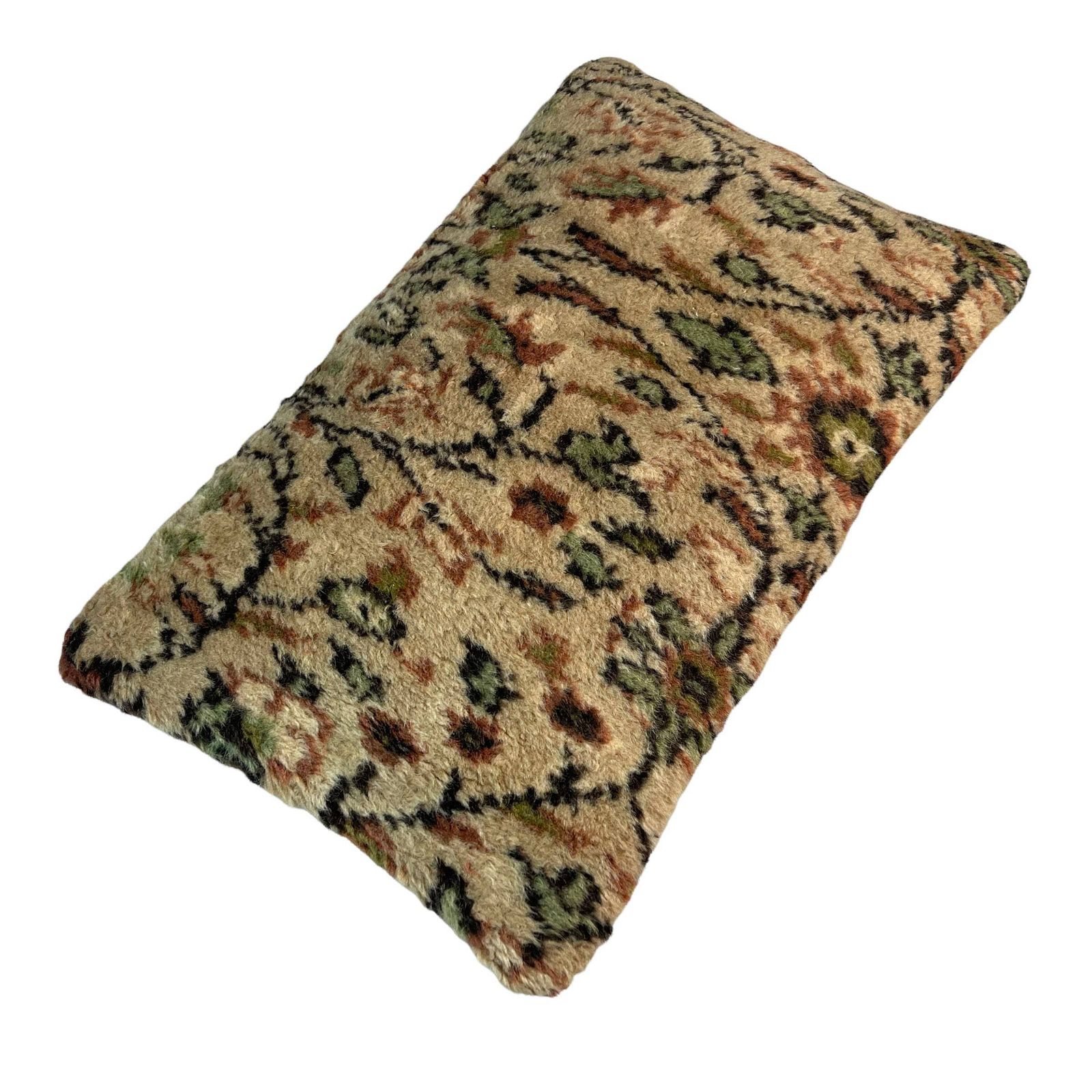 12'' X 20'' Vintage Hand Made Rug Cushion Cover, 30 X 50 Cm Decorative Rug Pillow Cover, Large Vintage Turkish Rug Cushion Cover photo for sale