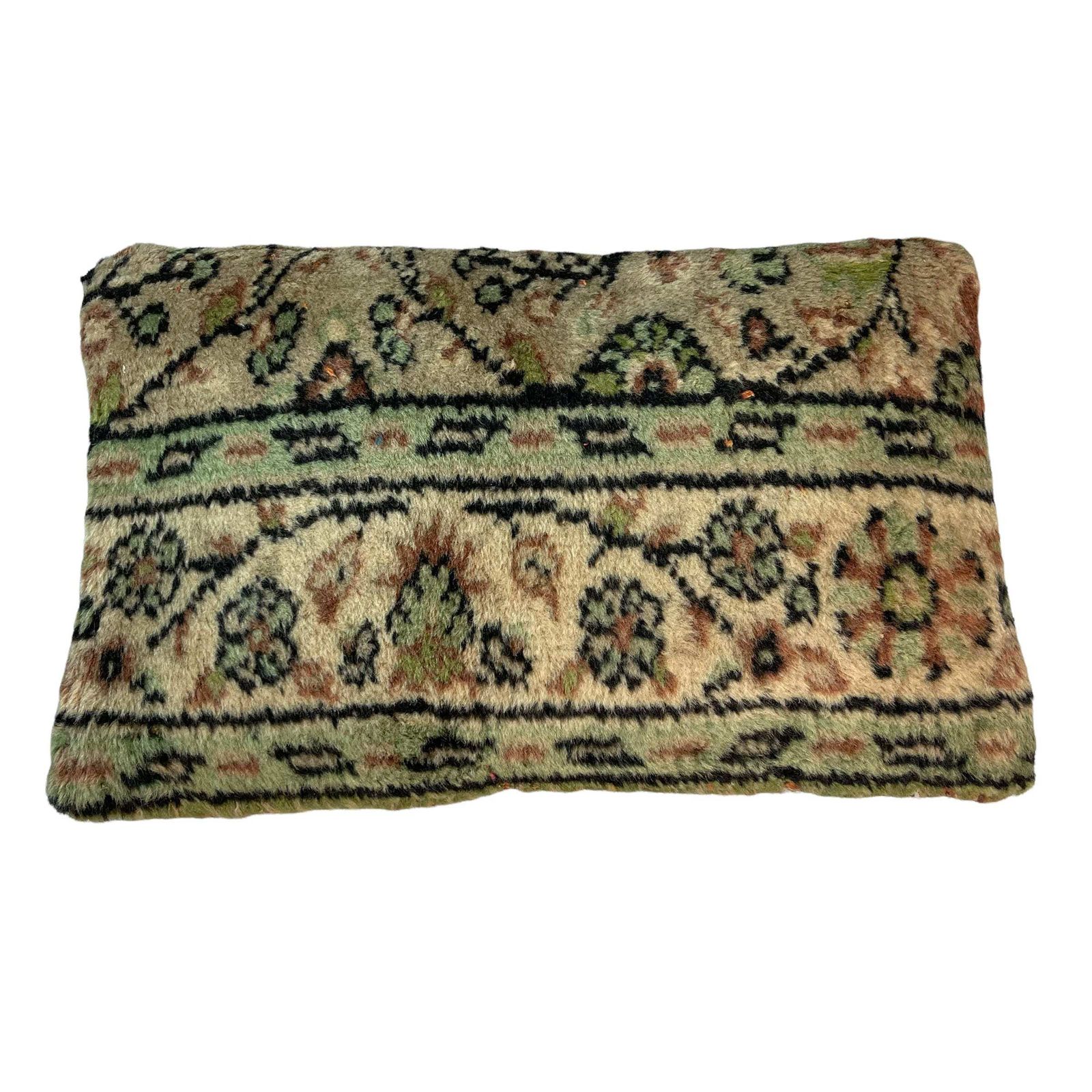 12'' X 20'' Vintage Hand Made Rug Cushion Cover, 30 X 50 Cm Decorative Rug Pillow Cover, Large Vintage Turkish Rug Cushion Cover photo 71.0