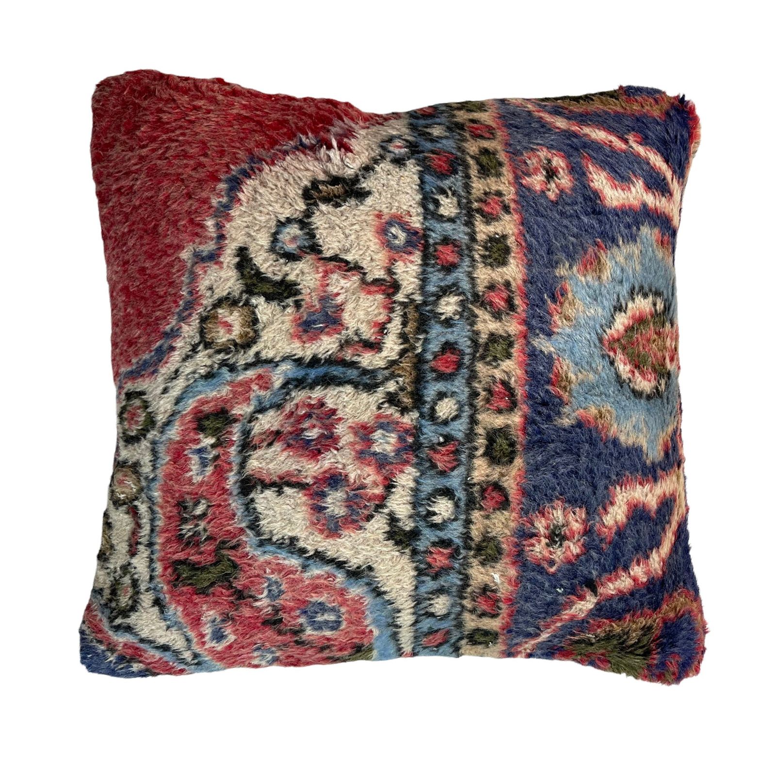 18'' X 18'' Vintage Handgemaakte Tapijtkussenhoes, 45 X 45 Cm Decoratieve Tapijtkussenhoes, Grote Vintage Turkse Tapijtkussenhoes