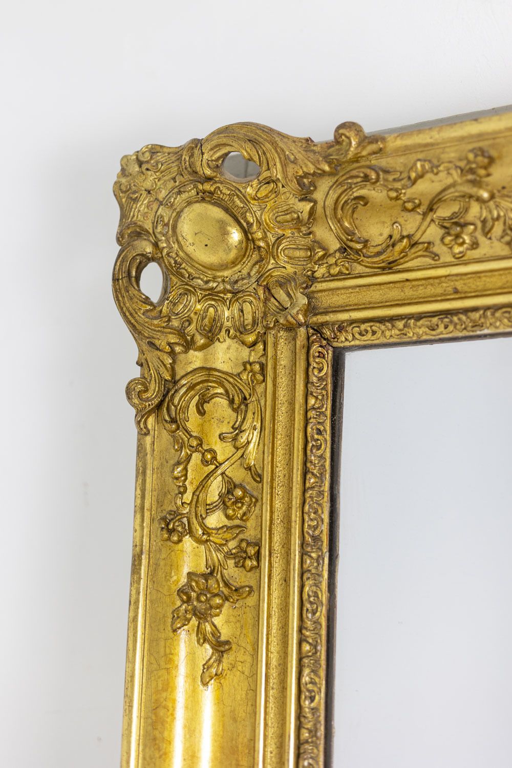 Mirror Trumeau Regency Style In Gilded Wood, 19th Century photo 2100.0