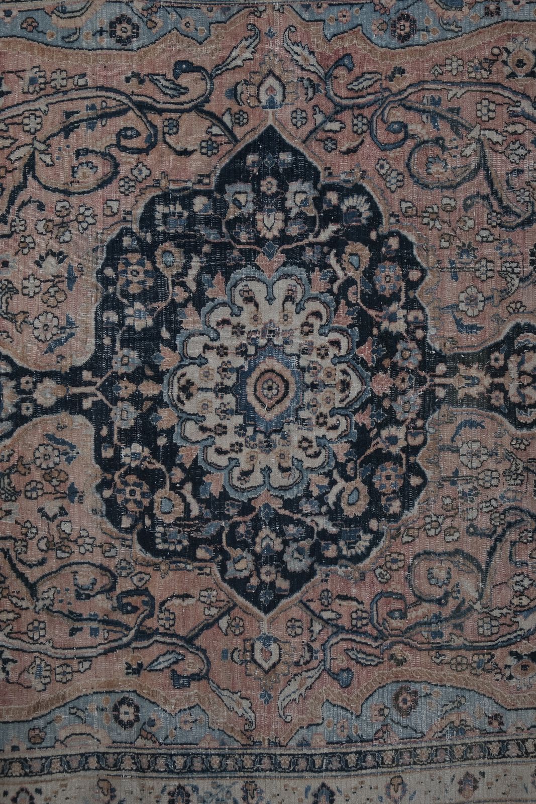 3410.0 Blue Colors Distressed Oversized Rug photo