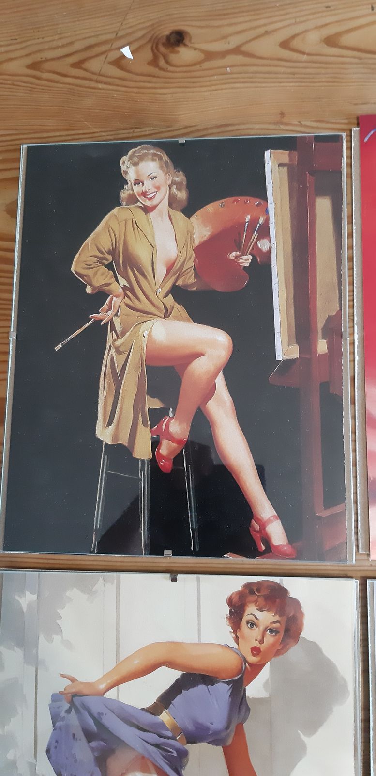 6 Pin Up Glossy Posters From The 50s photo furniture