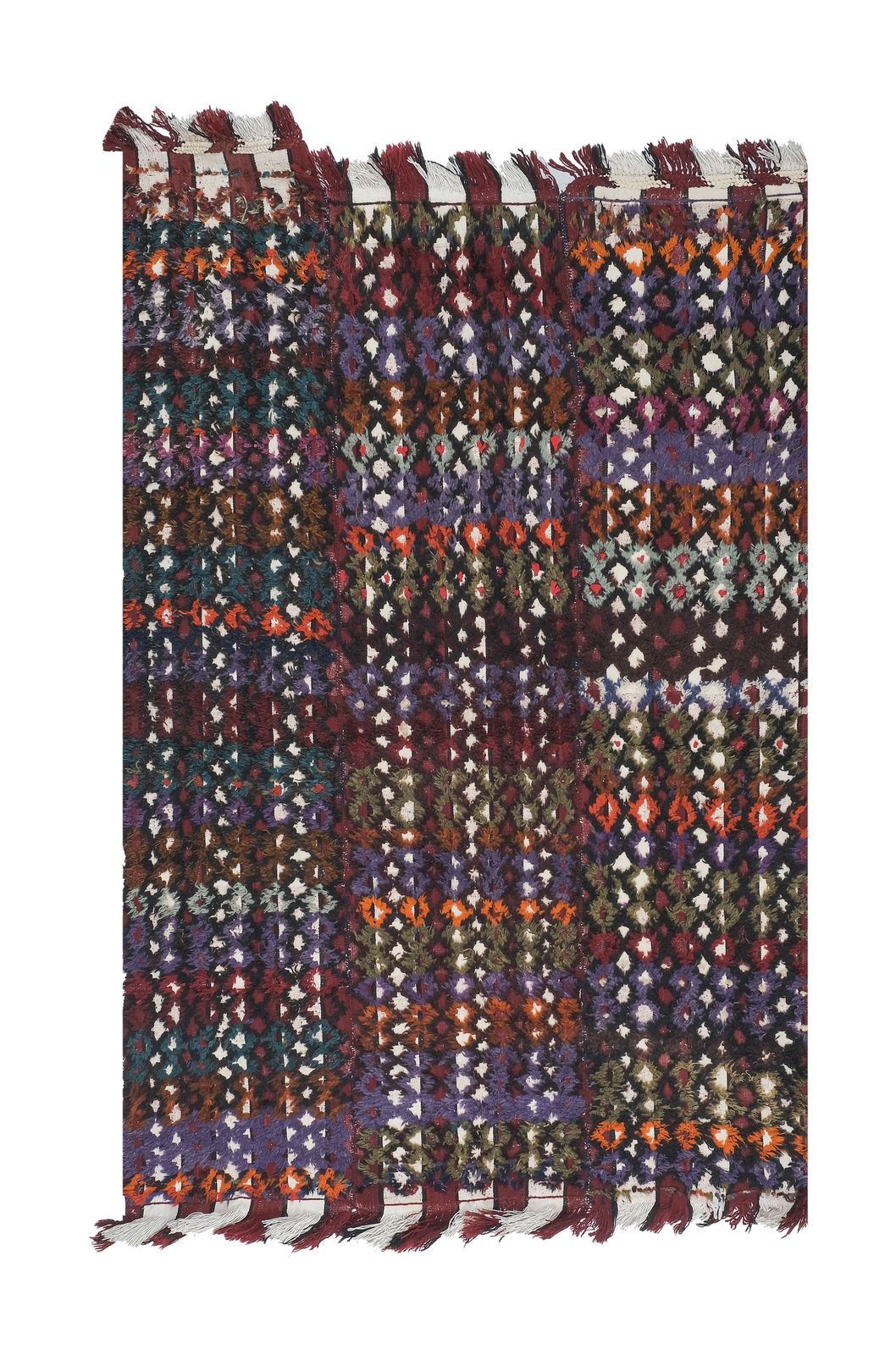 Vintage Anatolian Turkish Tulu Rug 5'4'' X 7'6''