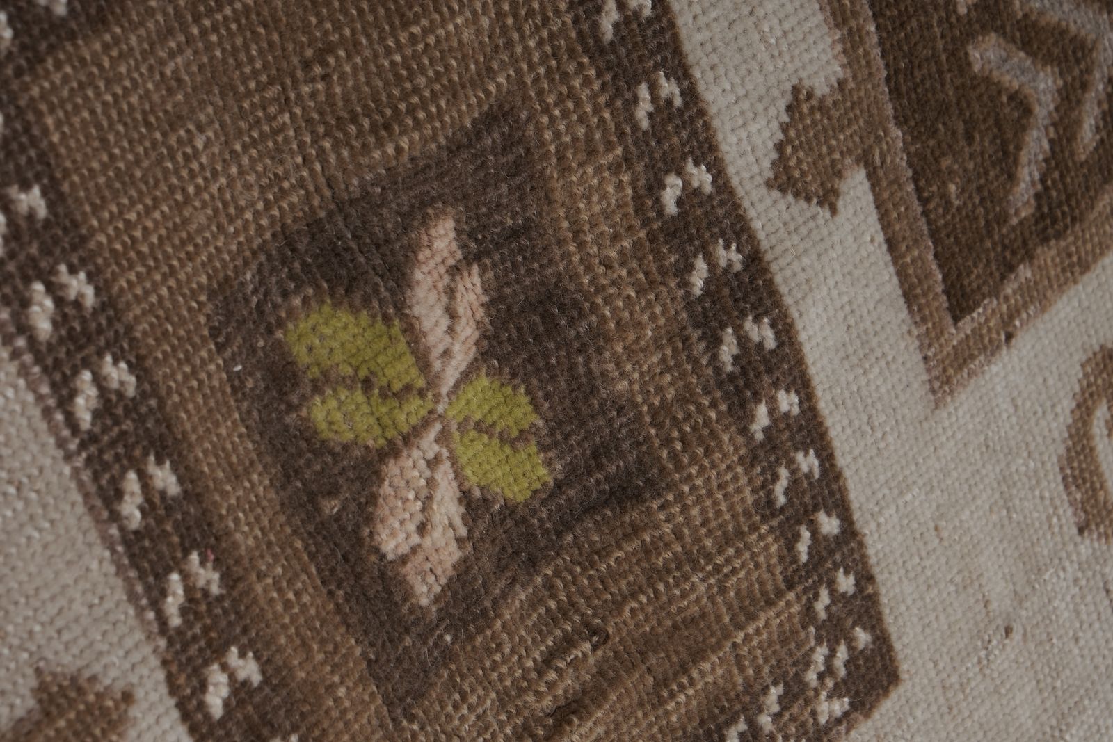 Vintage Brown Turkish Kars Rug 5'10'' X 10' photo furniture