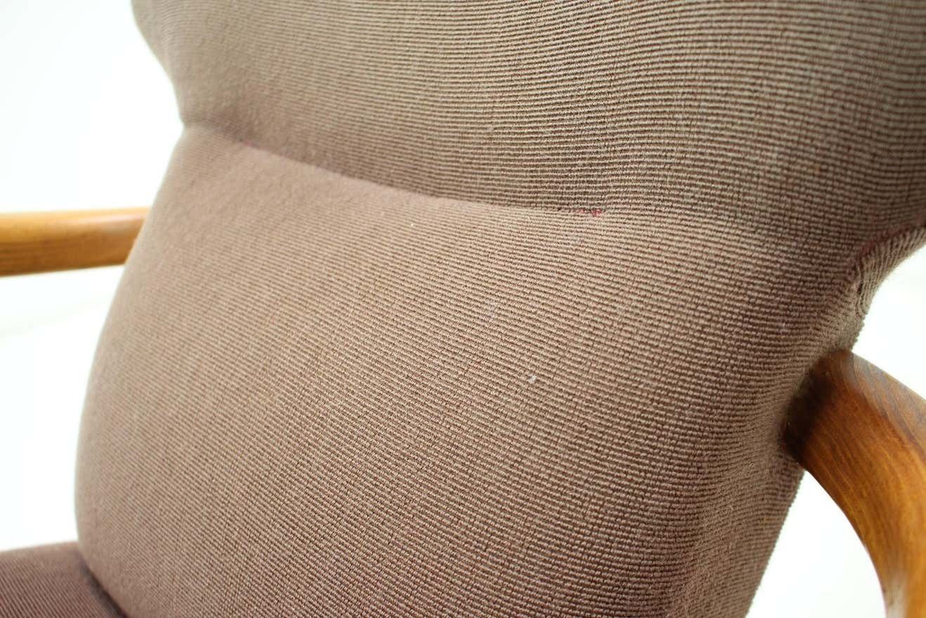 photo buy 1940s Rare Pair Of Oak Armchairs By Krasna Jizba, Czechoslovakia