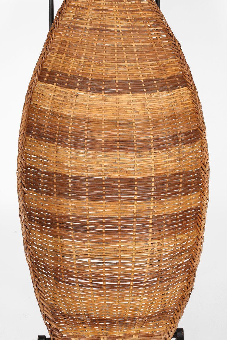 1960s Suspended Rattan Lounge Chair photo Furniture