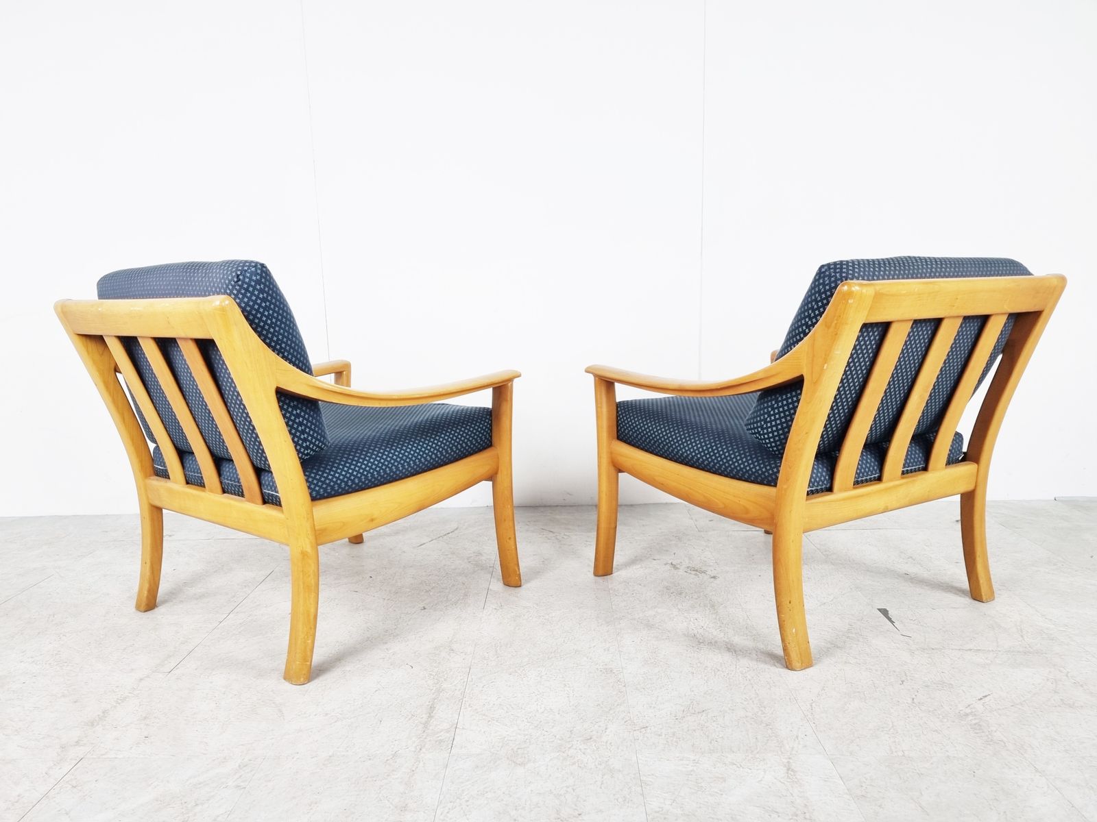 Pair Of Easy Chairs By Wilhelm Knoll, 1960s photo for sale