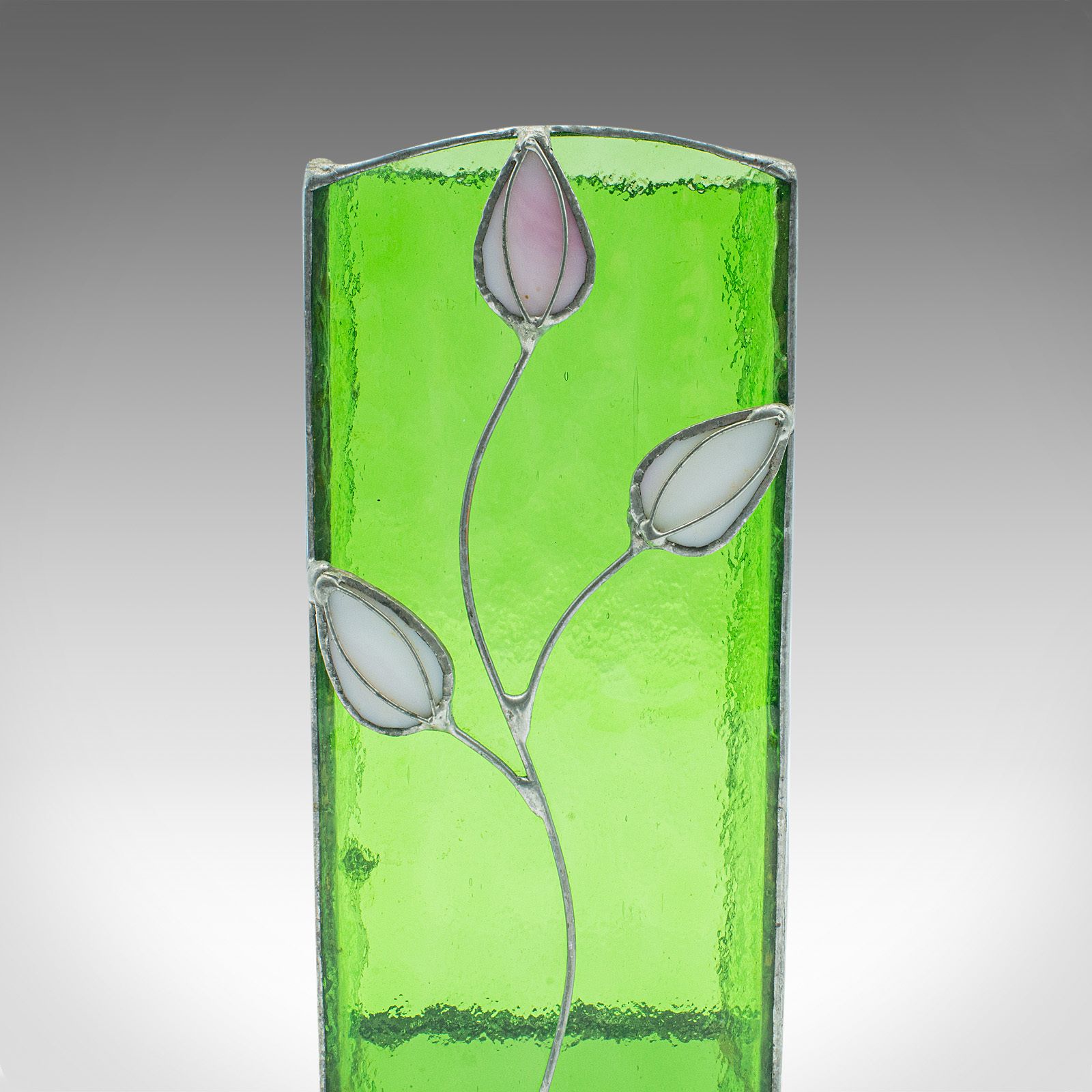 Antique Slip Vase, English, Glass, Flower Pot, C.1910 photo furniture